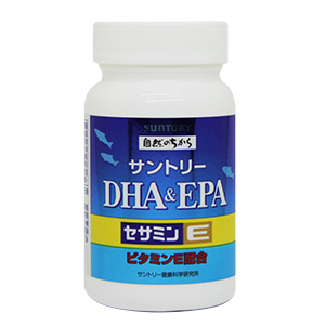 魚油推薦:三得利魚油(DHA、EPA)+芝麻明E軟膠囊