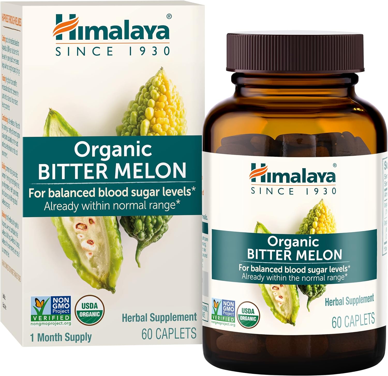 Amazon苦瓜胜肽推薦:Himalaya Organic Bitter Melon